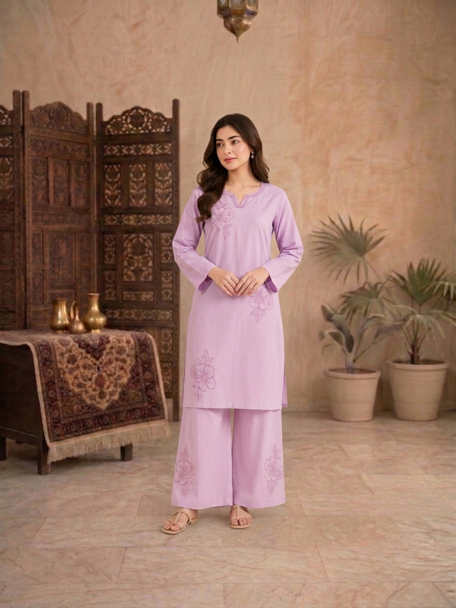 Lavender Bloom Co-Ord Set 2 Piece