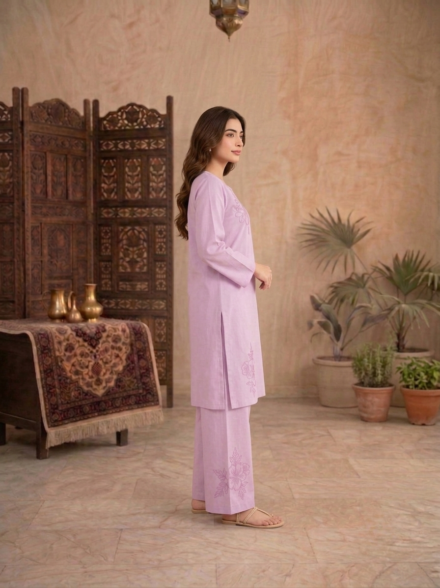 Lavender Bloom Co-Ord Set 2 Piece